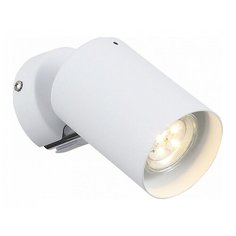 Спот ST-Luce, 1х3W, хром, размеры (мм)-155x80x140, 3000К, плафон - белый