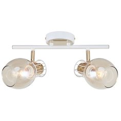 Спот Escada, 2х40W, золото, размеры (мм)-440x175x230, плафон - янтарный