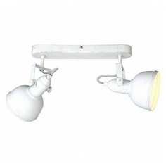 Спот Arte Lamp, 2х40W, золото, размеры (мм)-360x110x230, плафон - белый с золотой каймой