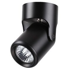 Спот Novotech, 1х50W, черный, размеры (мм)-76x135, плафон - черный