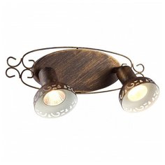 Спот Arte Lamp, 2х35W, коричневый, размеры (мм)-330x140x140, плафон - коричневый