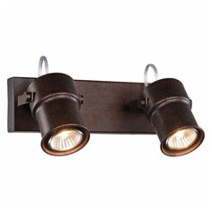 Спот Favourite, 2х5W, коричневый, размеры (мм)-265x165x125, плафон - коричневый