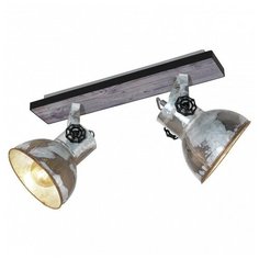 Спот Eglo ПРОМО, 2х40W, разноцветный, размеры (мм)-475х90, плафон - цинк состаренный
