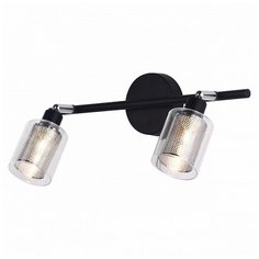 Спот Escada, 2х40W, черный, размеры (мм)-305x90x196, плафон - неокрашенный, хром