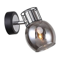 Спот Escada, 1х40W, хром, размеры (мм)-205x110x170, плафон - дымчатый