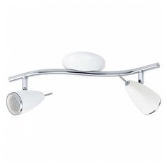 Спот Eglo ПРОМО, 2х3W, белый, размеры (мм)-370x105, плафон - белый с каймой