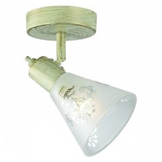 Спот Favourite, 1х40W, кремовый, размеры (мм)-175x110x150, плафон - белый с неокрашенным рисунком