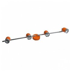 Спот MW-Light, 4х35W, оранжевый, размеры (мм)-820x160x160, 3000 ± 200К, плафон - оранжевый