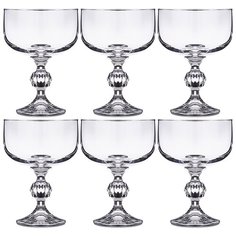 Набор бокалов для коктейлей Crystalite Claudie/Sterna, 6 штук, высота 12,5 см, 200 мл (669-281)