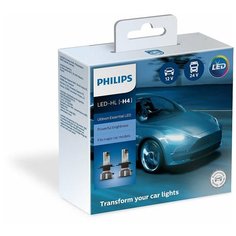 H4 12V- 60/55W (P43t) (+150% света+увелич. срок службы) X-treme Vision Pro150 (2шт) Philips