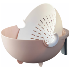 Дуршлаг-акробат / Ковш / Миска / Дуршлаг для мытья овощей и фруктов / Для макарон / Для кухни / Подарок Homy Mood