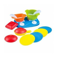 Игровой набор "Плита с посудой" 13 предметов Play Go