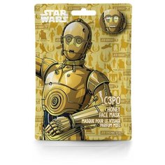 Увлажняющая маска для лица с мёдом " C3PO " MAD Beauty Звёздные войны Star Wars Face Mask C3PO