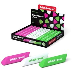Ластик ErichKrause ErgoLine Prism (в коробке по 36 шт.)