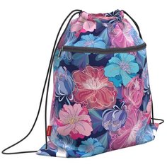 Мешок для обуви ErichKrause с карманом на молнии 500х410мм Peony