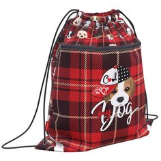 Мешок для обуви ErichKrause с карманом на молнии 500х410мм Cute Dog