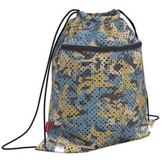 Мешок для обуви ErichKrause с карманом на молнии 500х410мм Dots vs Camo