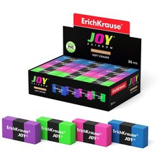 Ластик ErichKrause JOY Rainbow (в коробке по 36 шт.)