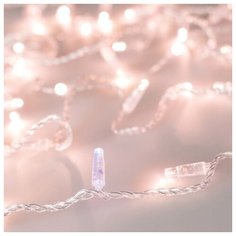 Светодиодная гирлянда ARD-STRING-CLASSIC-10000-CLEAR-100LED-FLASH Rose Gold (230V, 7W) (ARDCL, IP65) Arlight