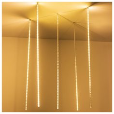 Светодиодная гирлянда ARD-ICEFALL-CLASSIC-D12-1000-5PCS-CLEAR-120LED-LIVE WARM (230V, 11W) Arlight