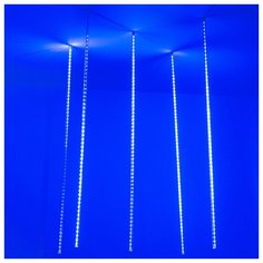Светодиодная гирлянда ARD-ICEFALL-CLASSIC-D12-1000-5PCS-CLEAR-120LED-LIVE BLUE (230V, 11W) Arlight