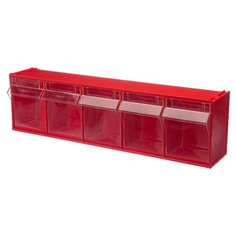 Органайзер Стелла-техник F-600-5 60x14x16.8 см красный