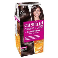 LOreal Paris Casting Creme Gloss стойкая краска-уход для волос, 300, Двойной Эспрессо