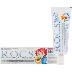 Зубная паста R.O.C.S. Kids Фруктовый рожок 3-7 лет, 45 г, 35 мл