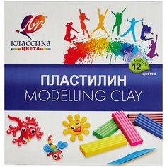 Пластилин Луч Классика 12 цветов (7C331-08)