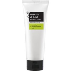Coxir очищающая пенка с зеленым чаем Green tea pH Clear Cleanser, 150 мл