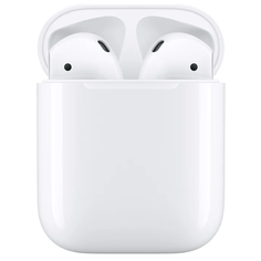 Беспроводные наушники Apple AirPods 2 с зарядным футляром MV7N2, белый