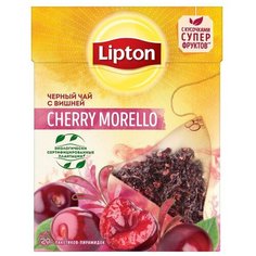 Чай черный Lipton Cherry Morello в пирамидках, 20 шт.