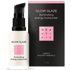 BEAUTIFIC Glow Glaze Illuminating Energy Moisturizer Легкий крем-энергетик для лица против усталости кожи с эффектом сияния, 30 мл