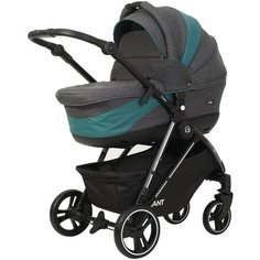 Универсальная коляска RANT Neo (2 в 1), grey/malachite РАНТ