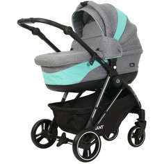 Универсальная коляска RANT Neo (2 в 1), grey/aquamarine РАНТ
