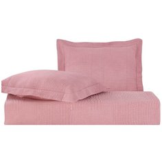Комплект с покрывалом Arya Elexus 250 х 260 см + 2 наволочки 50 х 70+5 см, розовый