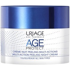 Uriage пилинг для лица Age Protect Multi-Action Night Cream Peel ночной многофункциональный 50 мл