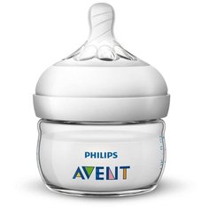 Philips AVENT Бутылочка полипропиленовая Natural SCF039/17, 60 мл, с рождения, белый