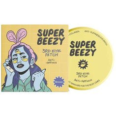 Super Beezy Патчи для области глаз с кофеином и коллагеном 3RD Eye Patch Anti-Puffiness, 60 шт.