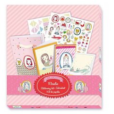 Канцелярский набор DJECO Lovely Paper - Розали (9830), 6 пр.