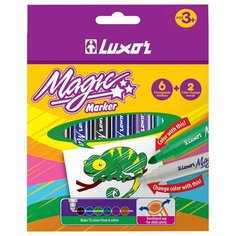 Luxor Набор фломастеров Magic, 8 шт. (6104/Box 8)