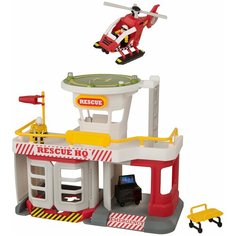 HTI Игровой набор Спасательная станция МЧС Teamsterz: Air Rescue HQ 1416247, белый/красный