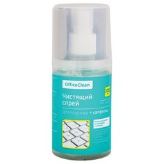 Набор OfficeClean 260887 чистящий спрей+многоразовая салфетка для оргтехники
