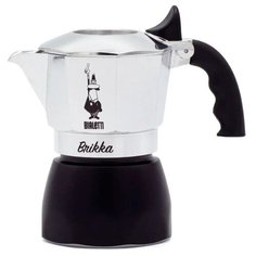 Гейзерная кофеварка Bialetti Brikka (2 чашки), черный