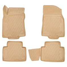 Комплект ковриков салона ELEMENT CARNIS00059b для Nissan X-Trail 4 шт. бежевые