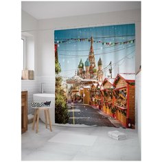 Штора для ванной JoyArty Направление к собору 180х200 (sc-65713232)