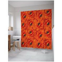 Штора для ванной JoyArty Угрюмый цветок 180х200 (sc-13489)