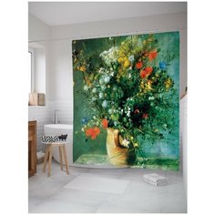 Штора для ванной JoyArty Цветы в вазе 180х200 (sc-6880)