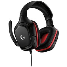 Компьютерная гарнитура Logitech G G332 / G332 SE черный/красный