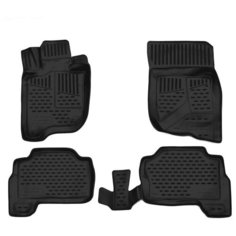 Комплект ковриков салона ELEMENT 3D3546210 для Mitsubishi Pajero Sport 4 шт. черный